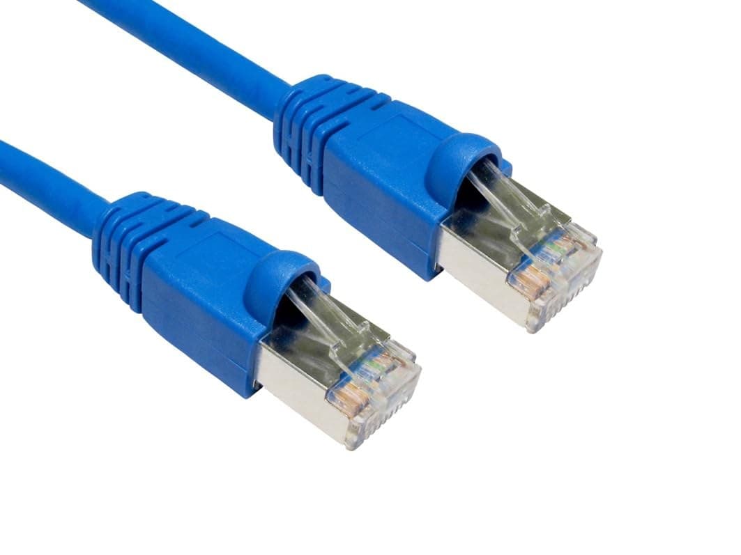 Cables Direct - Patch cable - RJ-45 (M) - RJ-45 (M) - 1 m - FTP - (CAT 6) - snagless booted - blue