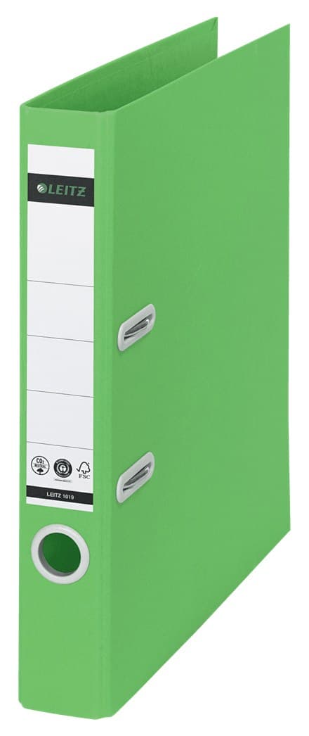 Leitz 180° Recycle Lever Arch File A4 50mm Green
