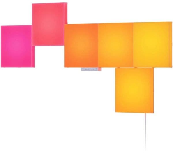 NANOLEAF Blocks Squares Smarter LED Light Panel Kit - Pack of 6 - White