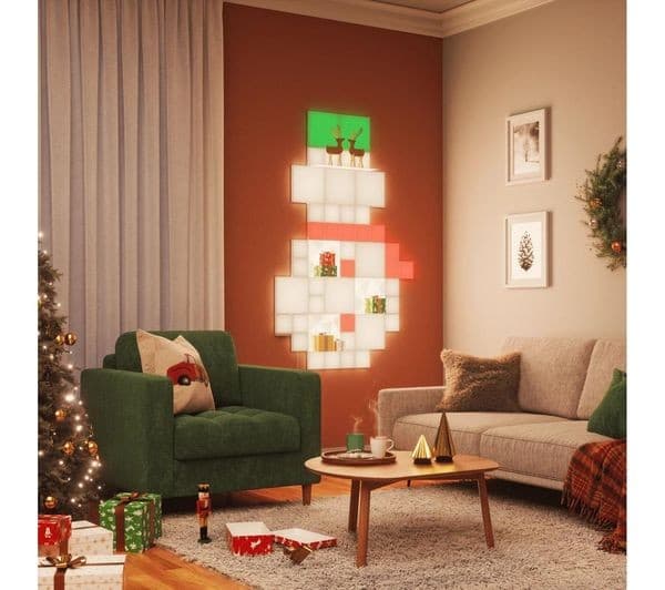 NANOLEAF Blocks Squares Smarter LED Light Panel Kit - Pack of 6 - White - Image 2
