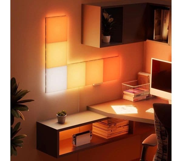 NANOLEAF Blocks Squares Smarter LED Light Panel Kit - Pack of 6 - White - Image 3