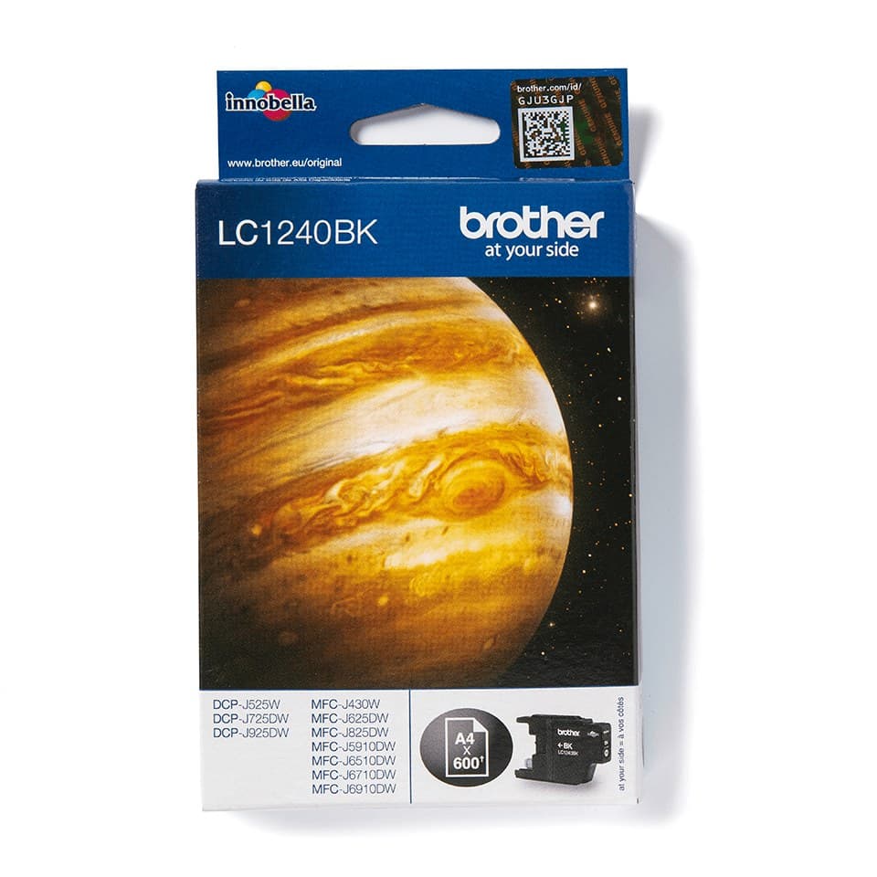 Brother LC1240BK Original Ink Cartridge - Black - Image 1