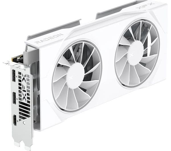 XFX Swift Radeon RX 9060 XT OC Gaming Edition Dual Fan 8GB GDDR6 Graphics Card - White