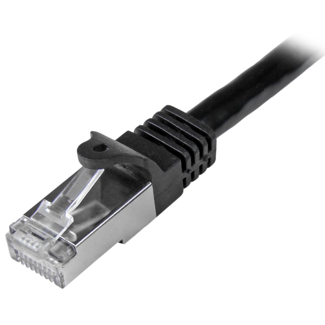 StarTech.com Cat6 Patch Cable - Shielded (SFTP) - 2 m, Black - Image 2