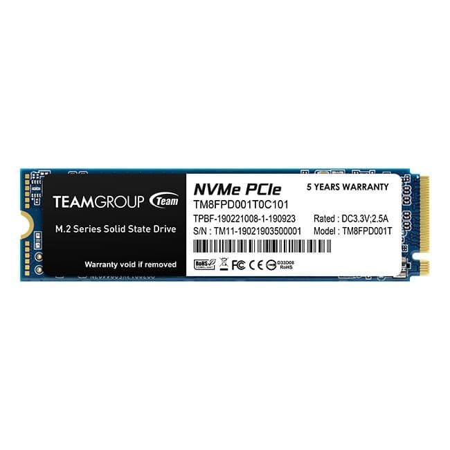 Team Group MP33 PRO M.2 2280 NVMe PCIe 3.0 SSD 1TB