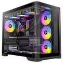 Antec C5 Curve ARGB ATX Mid Tower Gaming Case - Black - 3 ARGB Fans thumbnail 2