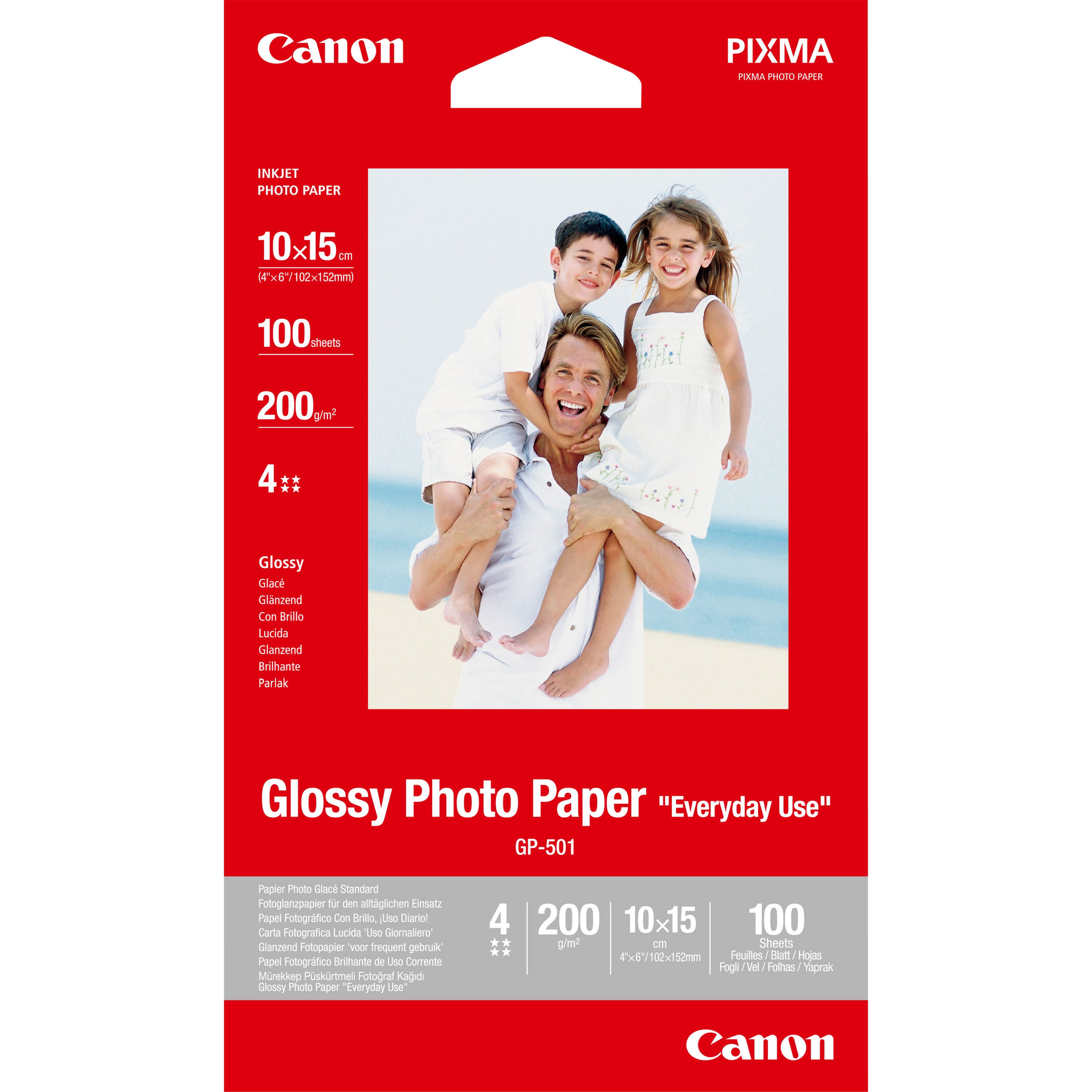 Canon GP-501 Glossy Photo Paper 10x15cm (100 Sheets)