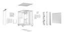 be quiet! Light Base 500 LX ARGB Tempered Glass Midi Tower PC Case - White thumbnail 4