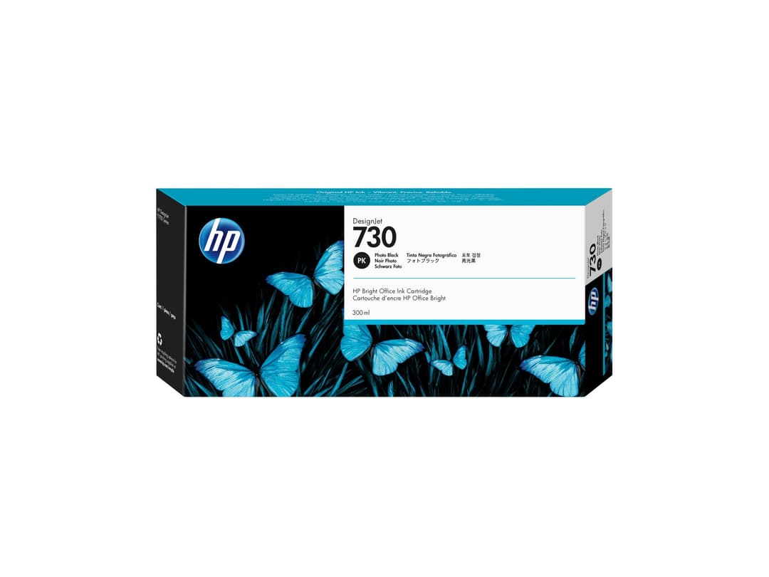 HP 730 - high capacity - photo black - original - DesignJet - ink cartridge - Image 1