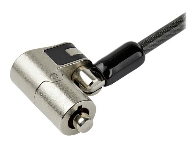 StarTech 3-in-1 Universal Laptop Cable Lock Black - Image 4