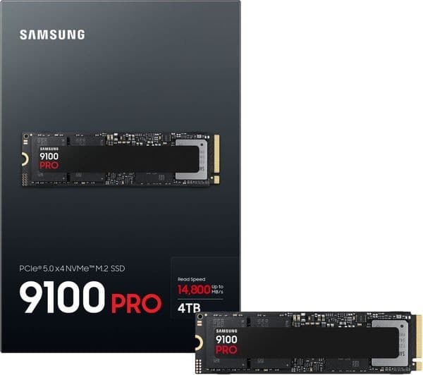 Samsung 9100 PRO PCIe 5.0 NVMe M.2 Internal SSD 4TB - Image 3