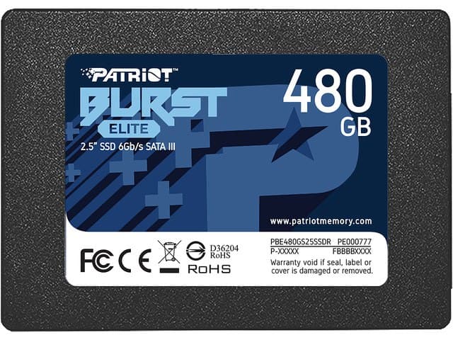 Patriot Memory 480 GB Solid State Drive  2.5  Internal  SATA (SATA/600) - Image 2