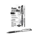 Pentel EnerGel Deluxe Liquid Gel Rollerball Pen 0.7mm Capped Metal Tip Black thumbnail 3