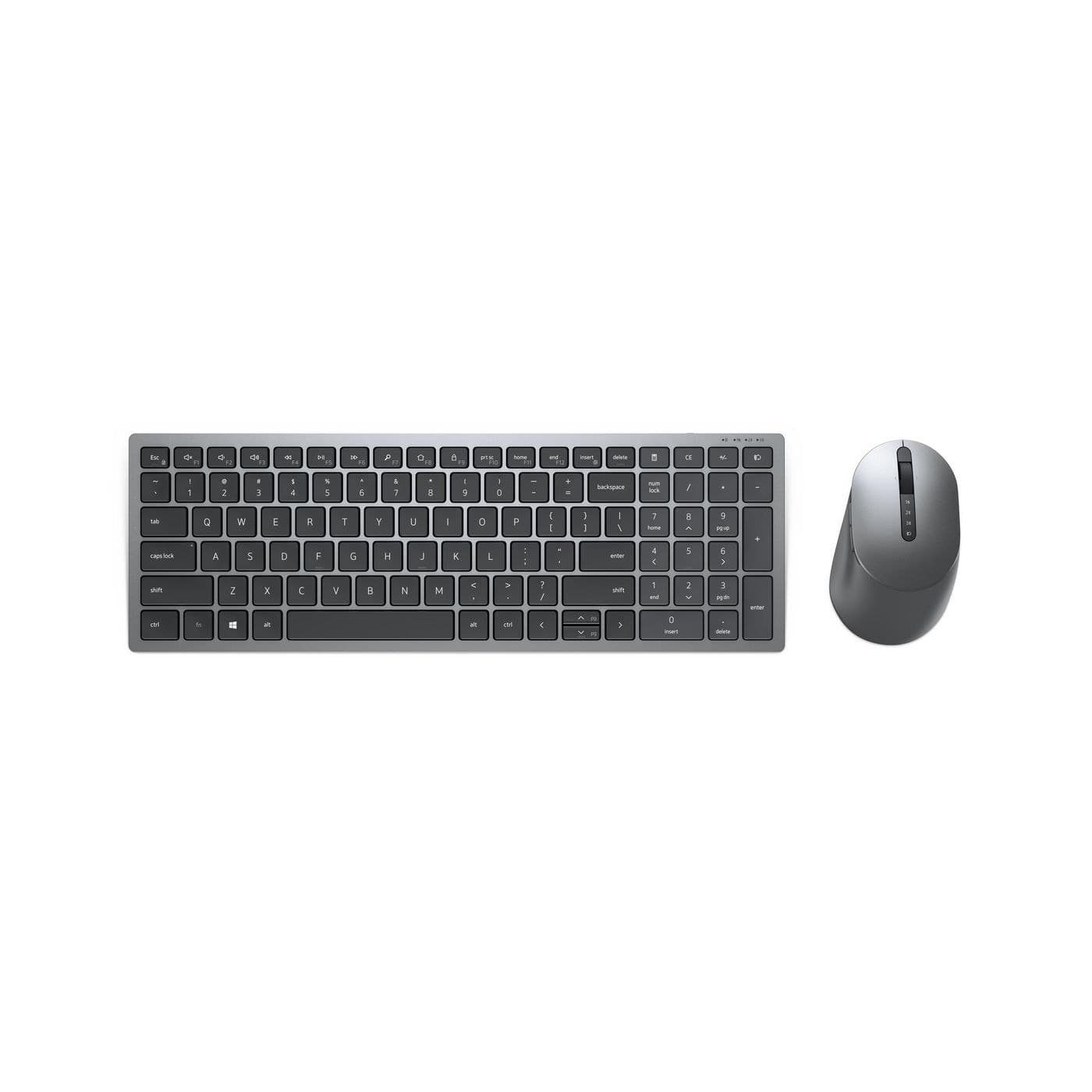 Dell KM7120W Multi-Device Wireless Keyboard and Mouse Nordic Layout Titan Grey