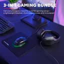 Trust Gaming GXT 790 Tridox 3 In 1 Gaming PC Bundle Headset Mouse Mouse Mat Black thumbnail 3
