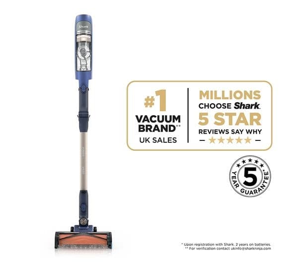 Shark PowerDetect Speed Cordless Vacuum Cleaner Standard IA1241UK - Ultramarine - Image 2