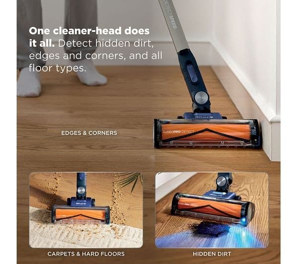 Shark PowerDetect Speed Cordless Vacuum Cleaner Standard IA1241UK - Ultramarine - Image 6