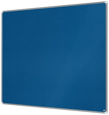 Nobo Premium Plus Blue Felt Notice Board with Aluminium Trim - 1500 x 1200mm - Image 3