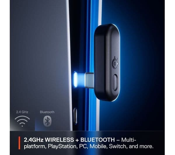 SteelSeries Arctis GameBuds Wireless Noise-Cancelling Gaming Earbuds for PS5 - White - Image 7