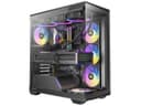 Antec C3 ARGB  3 x 120mm & 1 x 120mm ARGB PWM Fans Included  Up to 8 Fans Simultaneously  Type-C 3.2 Gen 2 port  Seamless Tempered Glass Front & Side Panels  360mm Radiator Support  Mid-Tower ATX Case thumbnail 2