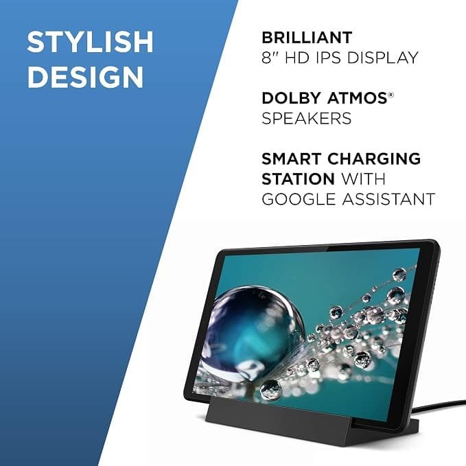 Lenovo Smart Tab M8 8-inch HD Android Tablet Wi-Fi 32GB 2GB RAM - Iron Grey - Image 2