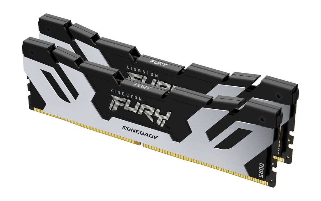 Kingston Technology FURY 32GB 7200MT/s DDR5 CL38 DIMM (Kit of 2) Renegade Silver XMP - Image 1