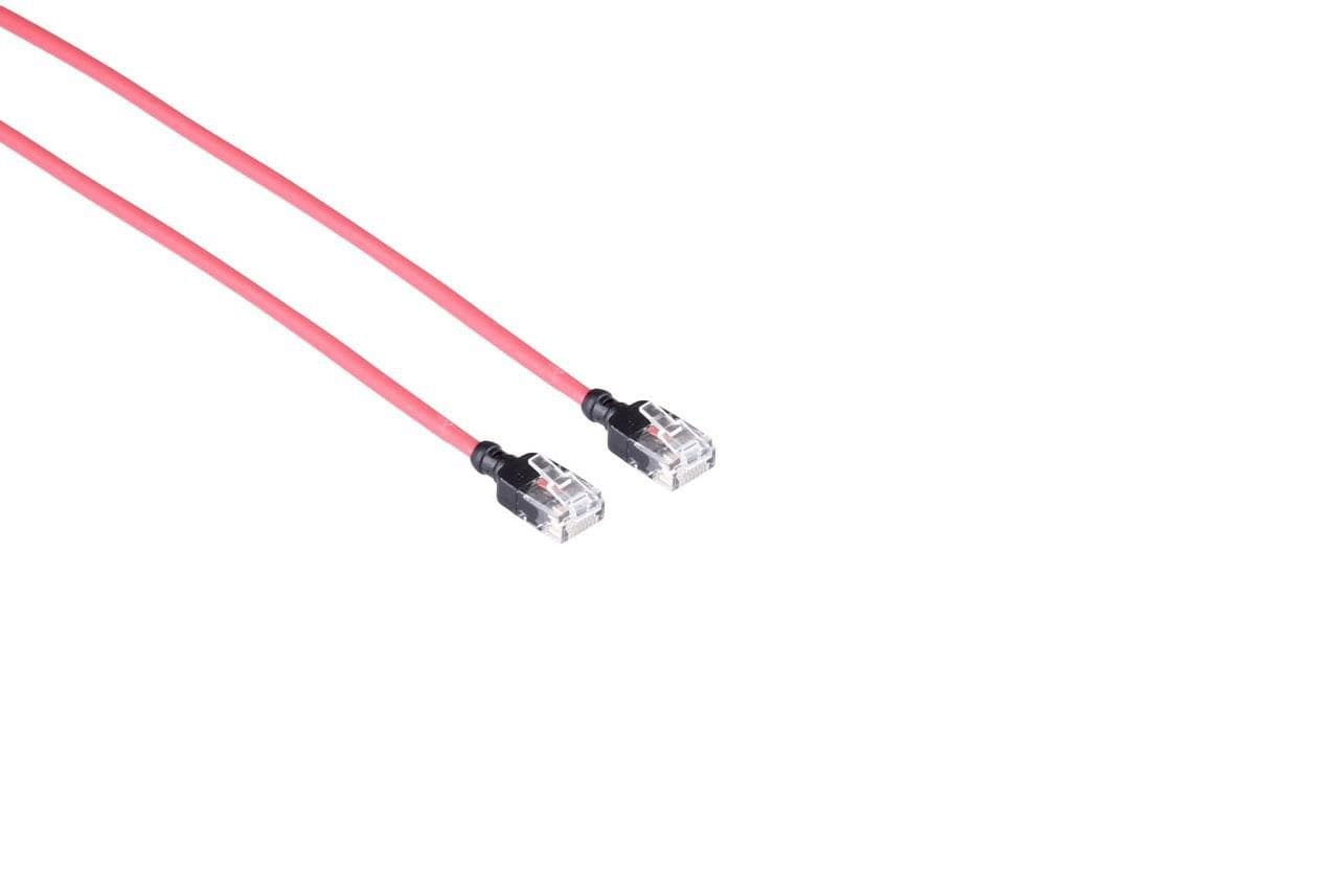 Mercodan Cat6A Slim UTP Patch Cable 7.5m - Red