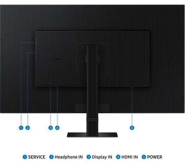 Samsung ViewFinity S70D 32" 4K Monitor Black - Image 2