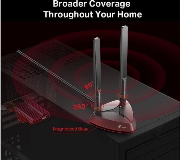 TP-LINK Archer TX3000E AX3000 Wi-Fi 6 PCIe Wireless Card - Black - Image 4