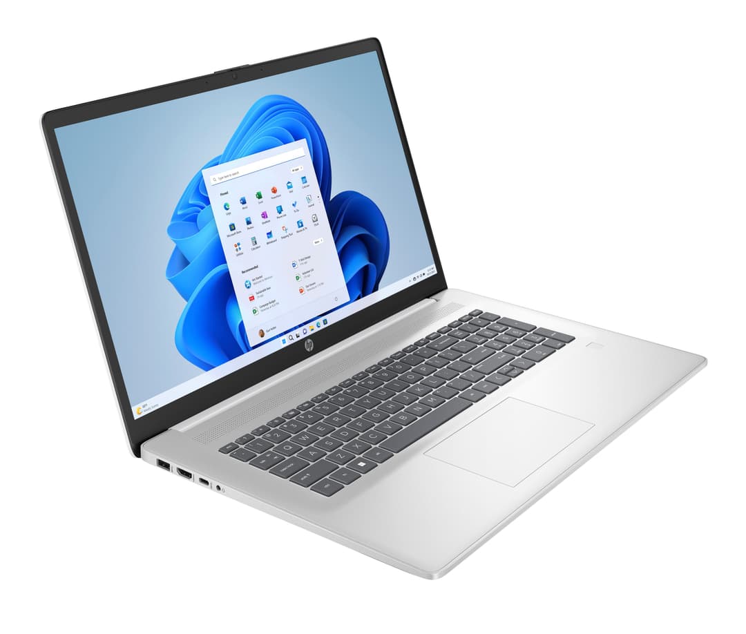HP 17-cp2008na AMD Ryzen™ 5 7520U Laptop 43.9 cm (17.3") Full HD 8 GB LPDDR5-SDRAM 512 GB SSD Wi-Fi 6 (802.11ax) Windows 11 Home Silver - Image 2