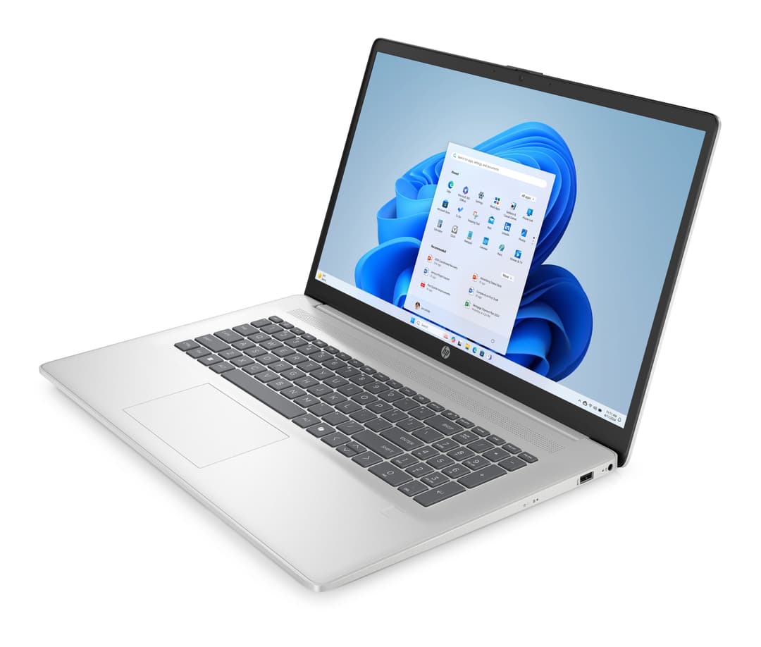 HP 17-cp2008na AMD Ryzen™ 5 7520U Laptop 43.9 cm (17.3") Full HD 8 GB LPDDR5-SDRAM 512 GB SSD Wi-Fi 6 (802.11ax) Windows 11 Home Silver - Image 3