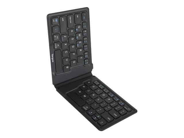 TARGUS AKF003UK Antimicrobial Folding Ergonomic Bluetooth Wireless Keyboard UK Layout Black - Image 1