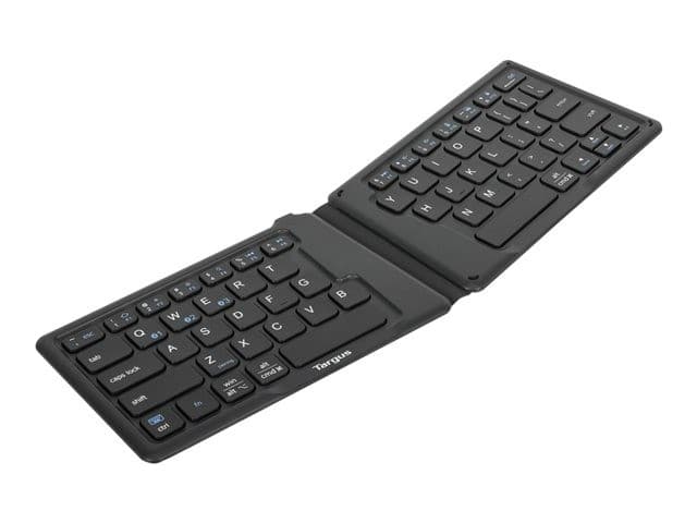 TARGUS AKF003UK Antimicrobial Folding Ergonomic Bluetooth Wireless Keyboard UK Layout Black - Image 4