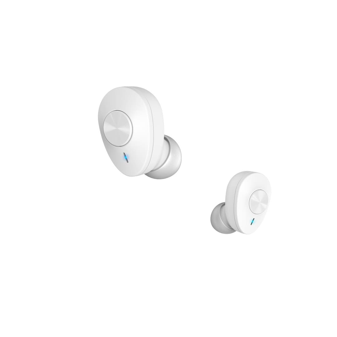 Hama Freedom Buddy True Wireless In-ear Headset, Bluetooth, USB-C - Light Grey/White - Image 1