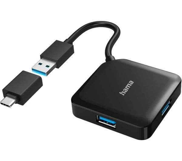 HAMA 4-port USB Type-C Connection Hub - Image 1