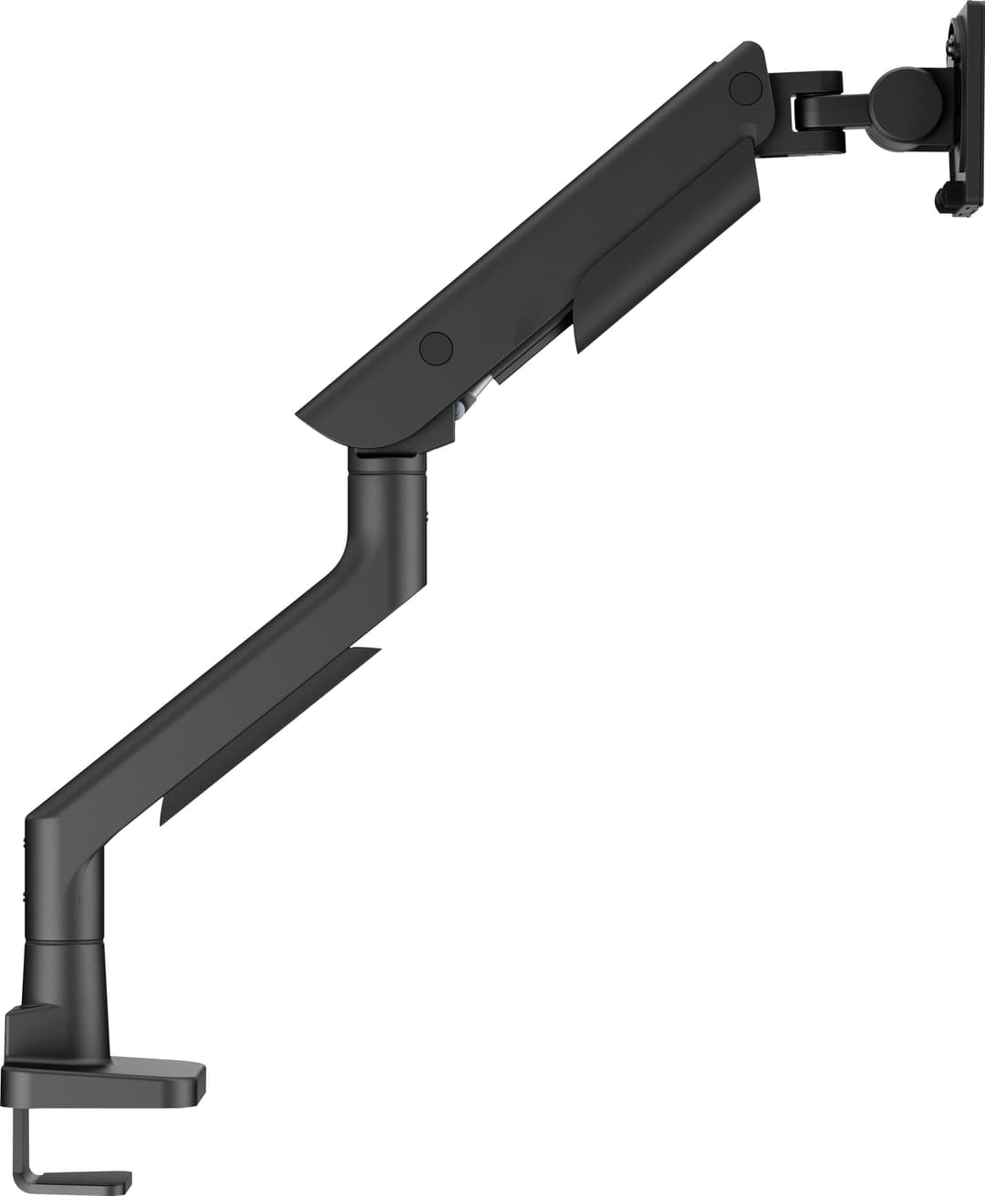 iiyama DS6001C-B1 Gas Spring Single Monitor Desk Arm for Screens up to 49in / 27kg, VESA 75x75 & 100x100 - Black (DS6001C-B1) - Image 4