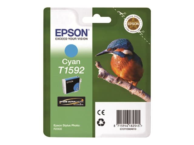 Epson T1592 - cyan - original - ink cartridge - Image 2
