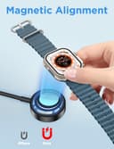 Yesido Apple Watch Magnetic Fast Charger USB Cable, Compatible with Series 11–2, Ultra & SE, Black thumbnail 2