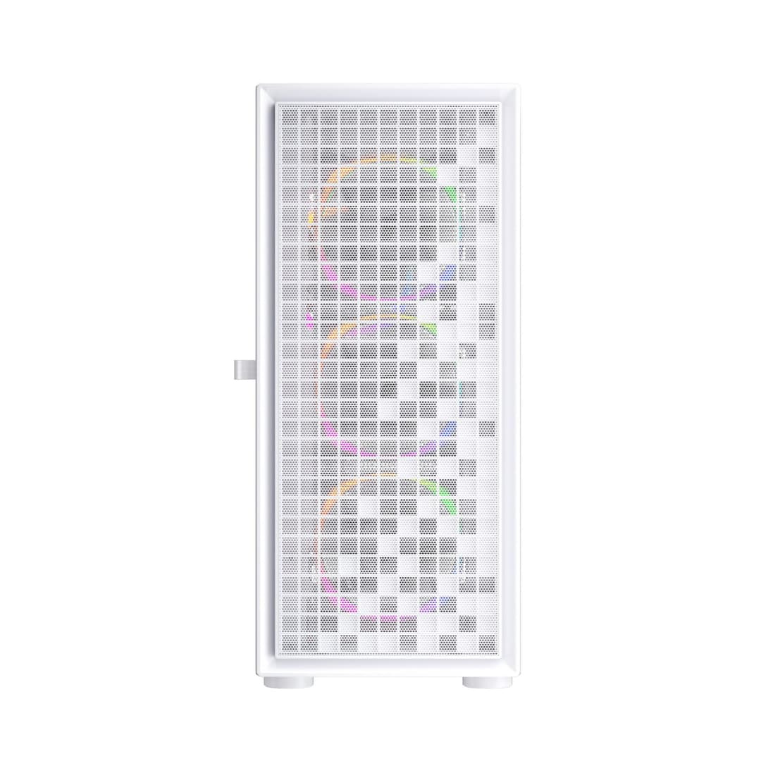 1st Player Go6-WH-4FS1 Tempered Glass Mid Tower Gaming Case - White with RGB Fans - Image 2