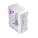 1st Player Go6-WH-4FS1 Tempered Glass Mid Tower Gaming Case - White with RGB Fans thumbnail 3