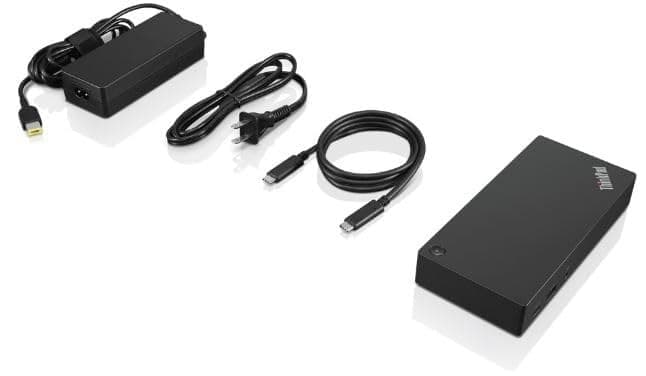 Lenovo ThinkPad USB-C Dock Gen2 40AS0090UK Docking Station - Black - Image 3