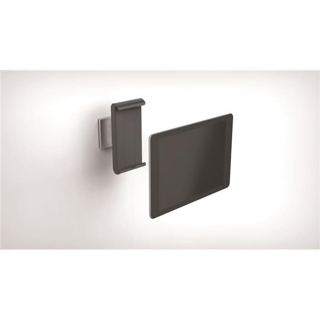 Durable Tablet Holder Wall 893323 Universal Aluminium Lockable 360 Rotating Wall Mount for 7-13" Tablets, Silver - Image 1