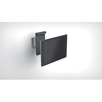 Durable Tablet Holder Wall 893323 Universal Aluminium Lockable 360 Rotating Wall Mount for 7-13" Tablets, Silver - Image 3