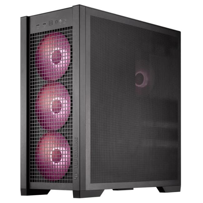 ASUS TUF Gaming GT302 ARGB E-ATX Mid-Tower PC Case - Black - Image 1