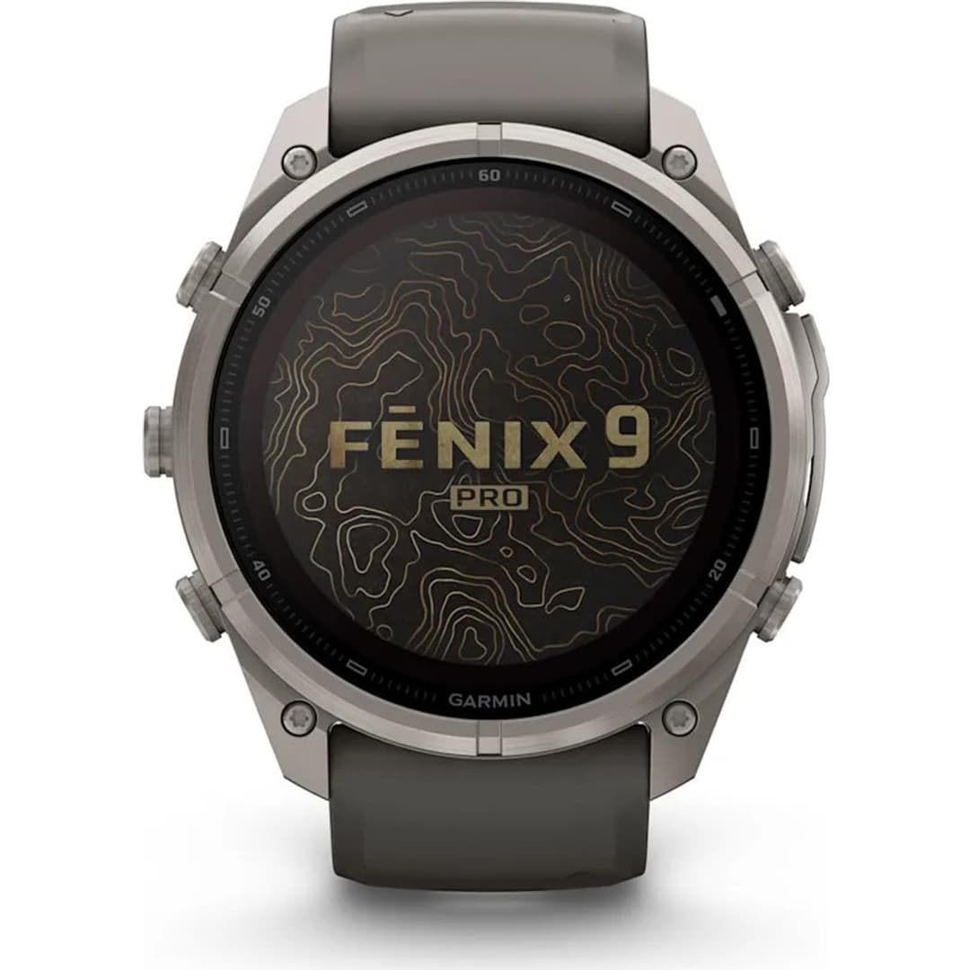 Garmin fēnix 9 Pro inReach Solar 51mm GPS Smartwatch Titanium Sapphire - Pebble Grey - Image 2