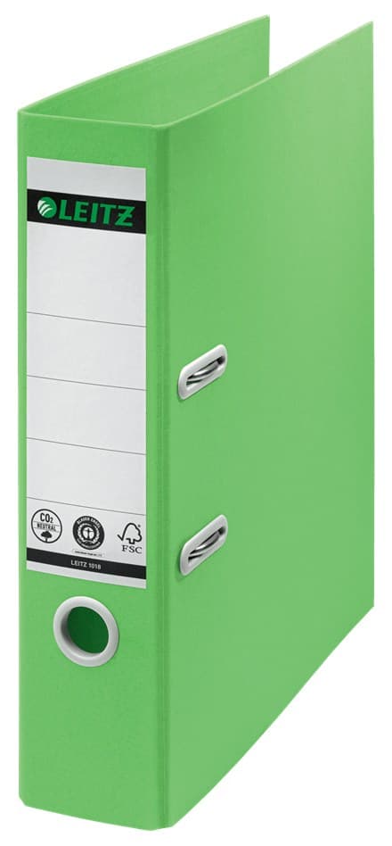 Leitz 180° Recycle Lever Arch File A4 80mm Green - Image 1