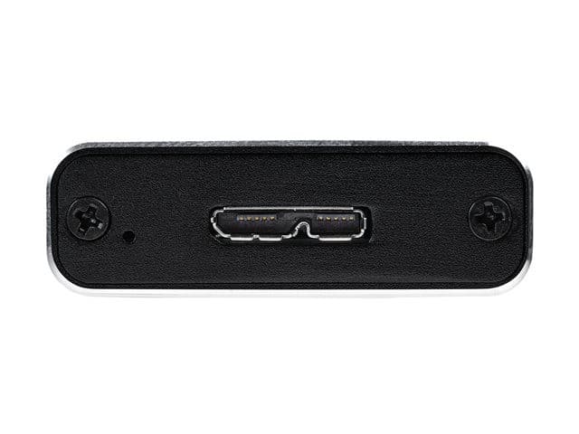 StarTech.com M.2 SSD Enclosure for M.2 SATA SSDs - USB 3.1 (10Gbps) with USB-C Cable - External Enclosure for USB-C Host - Aluminum (SM21BMU31C3) - storage enclosure - SATA 6Gb/s - USB 3.1 (Gen 2) - Image 3