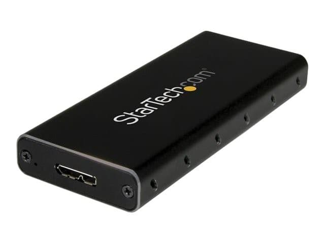 StarTech.com M.2 SSD Enclosure for M.2 SATA SSDs - USB 3.1 (10Gbps) with USB-C Cable - External Enclosure for USB-C Host - Aluminum (SM21BMU31C3) - storage enclosure - SATA 6Gb/s - USB 3.1 (Gen 2) - Image 4