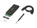 StarTech.com M.2 SSD Enclosure for M.2 SATA SSDs - USB 3.1 (10Gbps) with USB-C Cable - External Enclosure for USB-C Host - Aluminum (SM21BMU31C3) - storage enclosure - SATA 6Gb/s - USB 3.1 (Gen 2) thumbnail 7