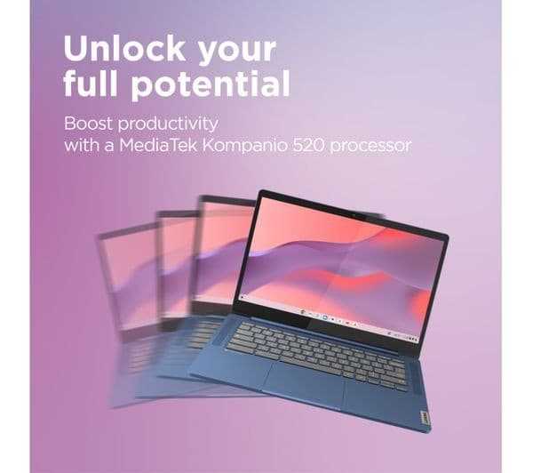 Lenovo IdeaPad Slim 3 Chromebook 14" MediaTek Kompanio 520 8GB 128GB Abyss Blue - Image 10